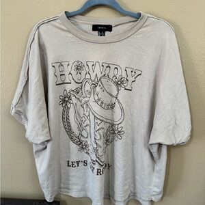 Forever 21 Beige Graphic Tee